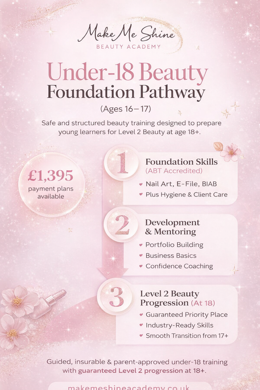 Under 18's Beauty Pathway (16-17)